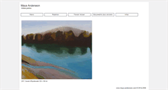 Desktop Screenshot of maya-andersson.com