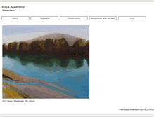 Tablet Screenshot of maya-andersson.com